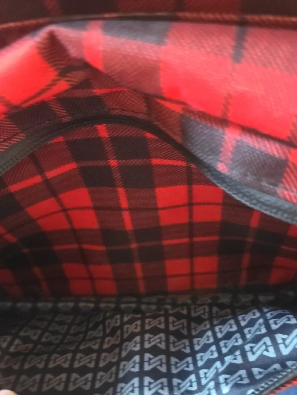 Maker Wead Red Buffalo Checkered Backpack
